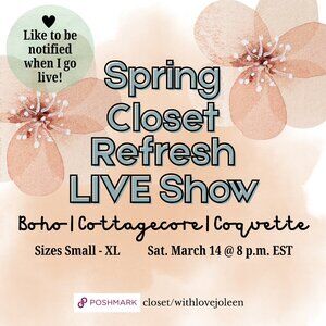 Spring Closet Refresh LIVE Show 🌸
